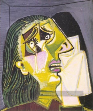  femme - La femme qui pleure 10 1937 Cubisme